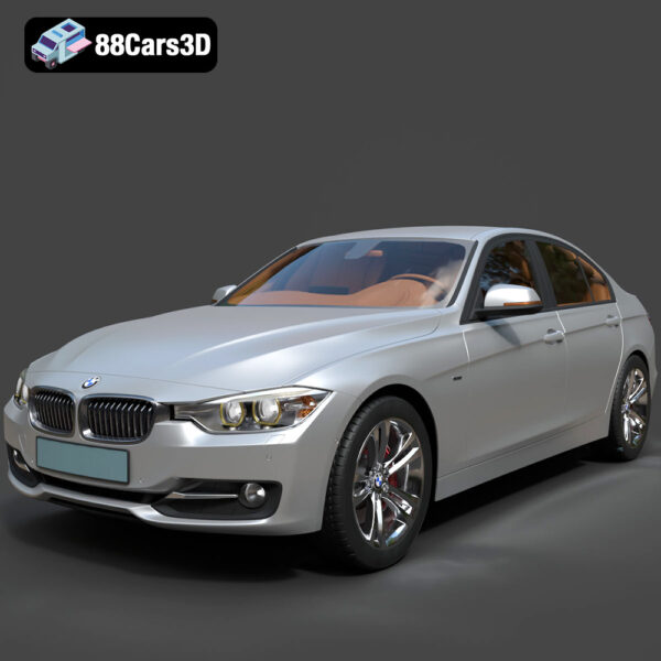 BMW 3 F30 3D Model - Main Image BMW 3 F30 3D Model