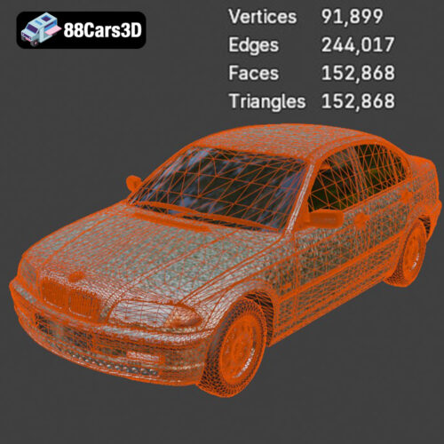 BMW 3 Series E46 3D Model