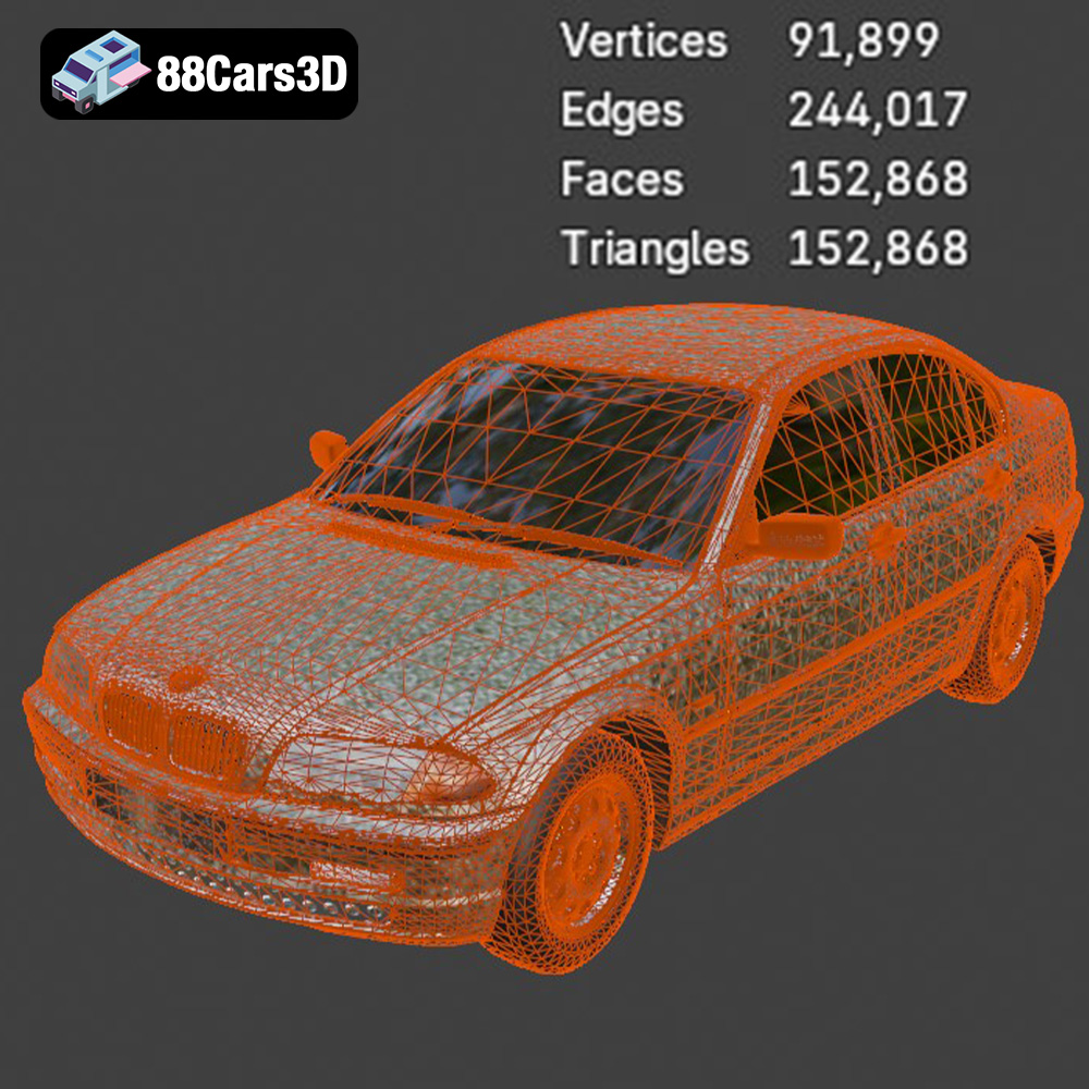 BMW 3 Series E46 3D Model