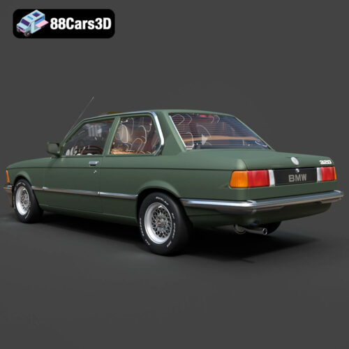 BMW 3 Series E21 3D Model - Gallery Image 3 BMW 3 Series E21 3D Model