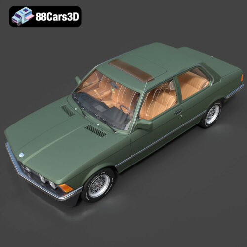 BMW 3 Series E21 3D Model - Gallery Image 4 BMW 3 Series E21 3D Model