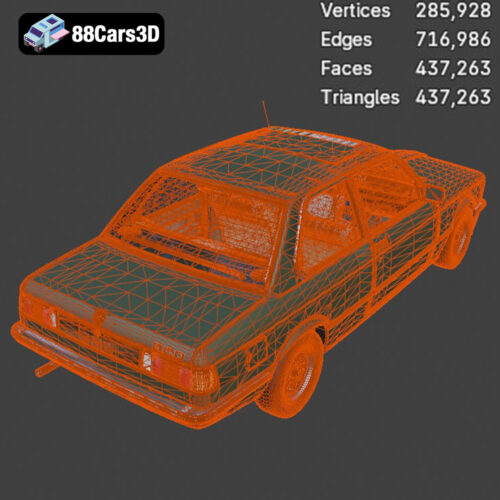 BMW 3 Series E21 3D Model - Gallery Image 1 BMW 3 Series E21 3D Model