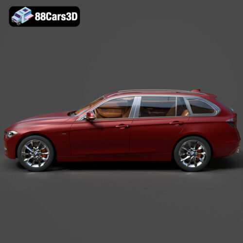 BMW 3 series Touring 335i (F31) 2013 3D Model