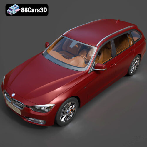 BMW 3 series Touring 335i (F31) 2013 3D Model
