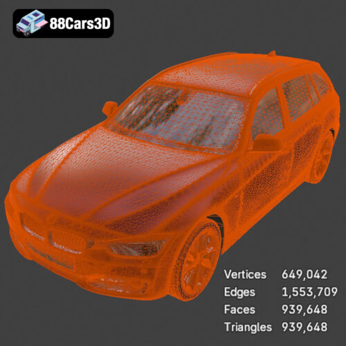 BMW 3 series Touring 335i (F31) 2013 3D Model