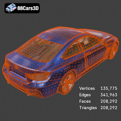 BMW 4 Series Coupe M Sport 2014 3D Model