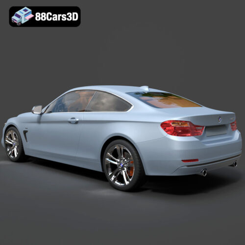 BMW 4 Series F32 3D Model - Gallery Image 2 BMW 4 Series F32 3D Model
