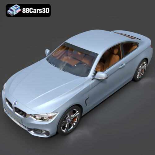 BMW 4 Series F32 3D Model - Gallery Image 3 BMW 4 Series F32 3D Model