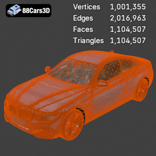 BMW 4 Series F32 3D Model - Gallery Image 4 BMW 4 Series F32 3D Model