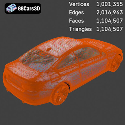 BMW 4 Series F32 3D Model - Gallery Image 1 BMW 4 Series F32 3D Model