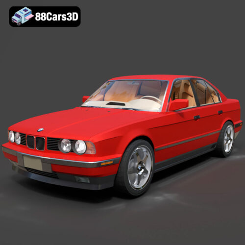 BMW 5 E34-535i 3D Model