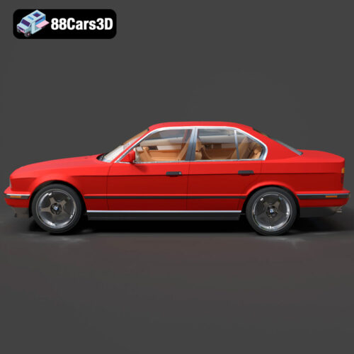 BMW 5 E34-535i 3D Model
