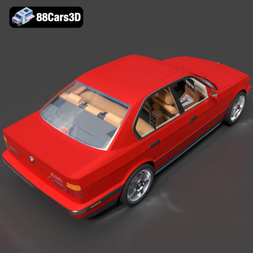 BMW 5 E34-535i 3D Model