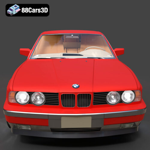 BMW 5 E34-535i 3D Model