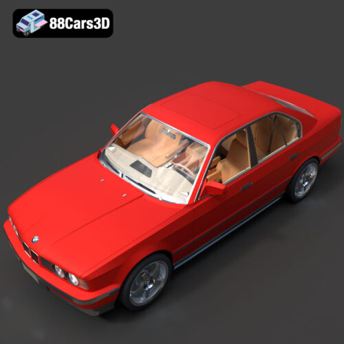 BMW 5 E34-535i 3D Model
