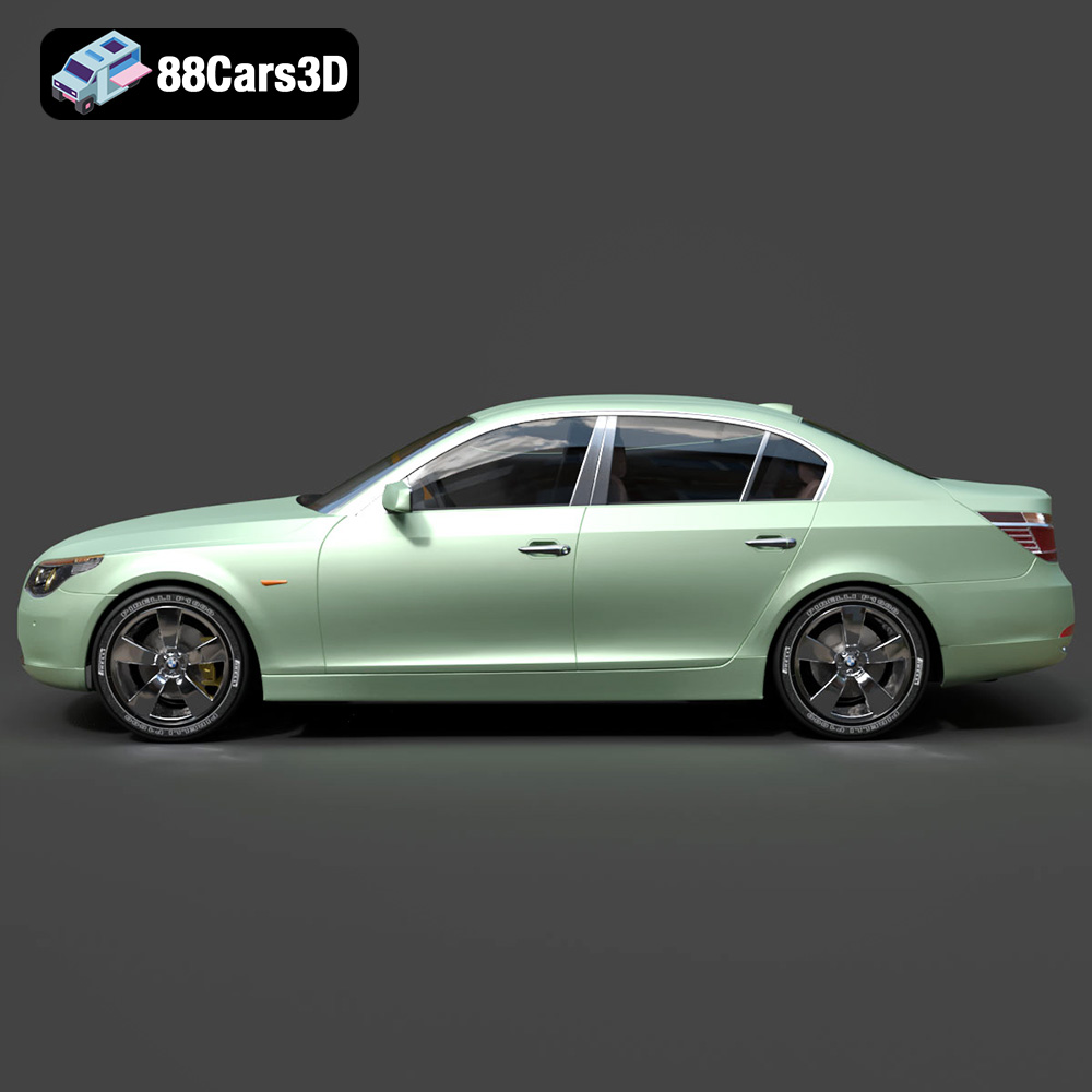 BMW 5 Series E60 3D Model