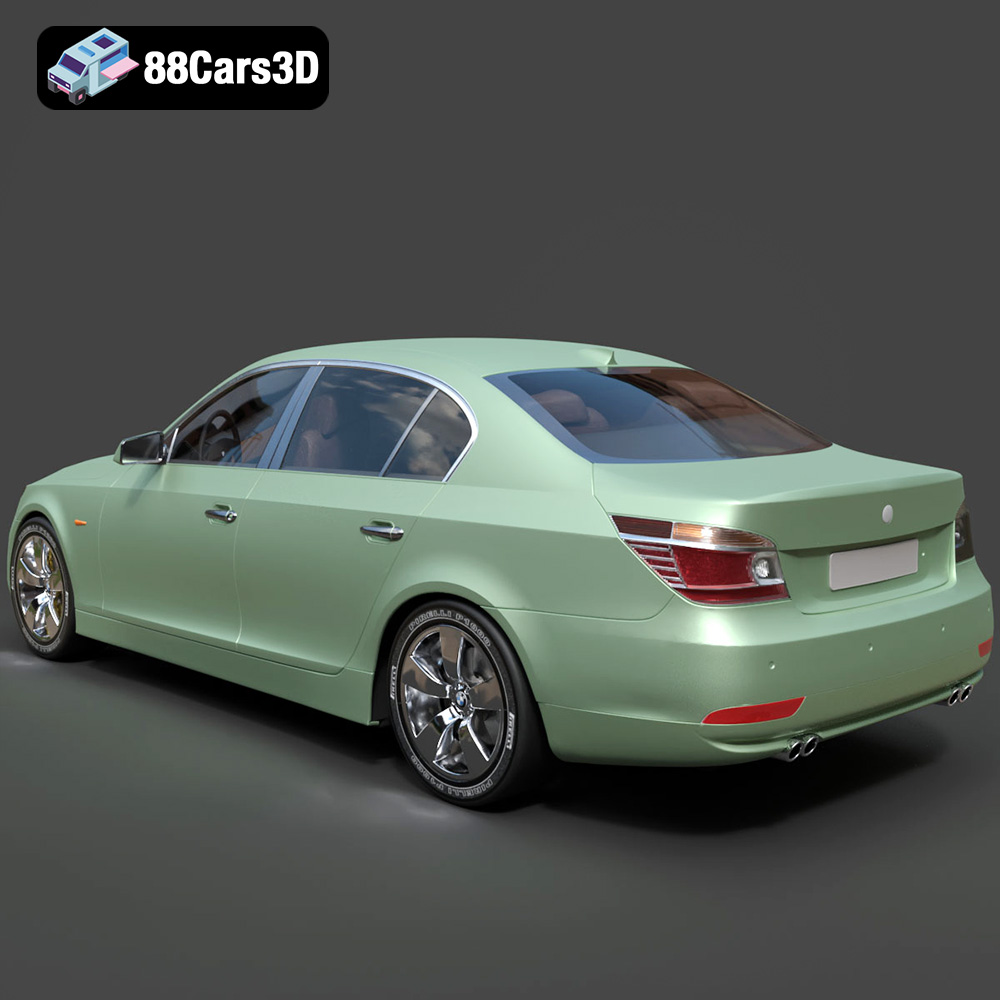 BMW 5 Series E60 3D Model