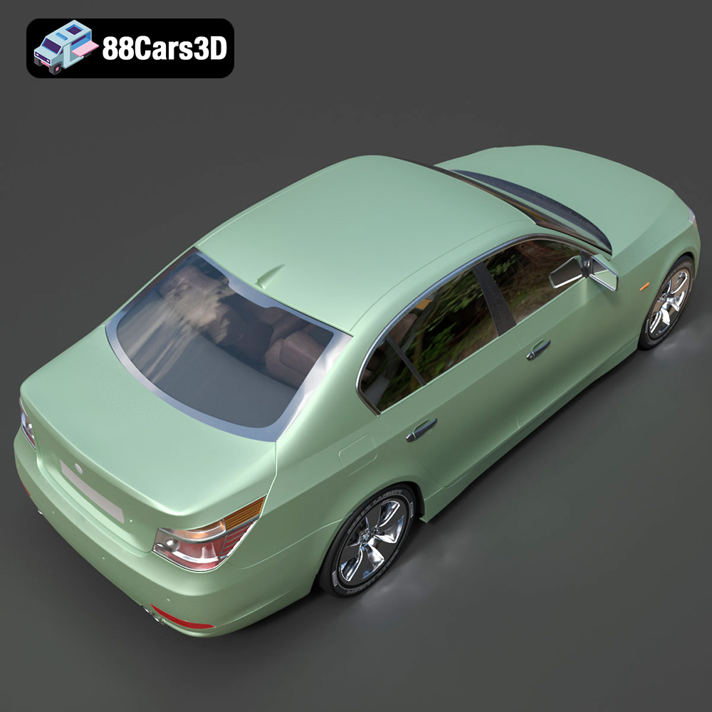 BMW 5 Series E60 3D Model