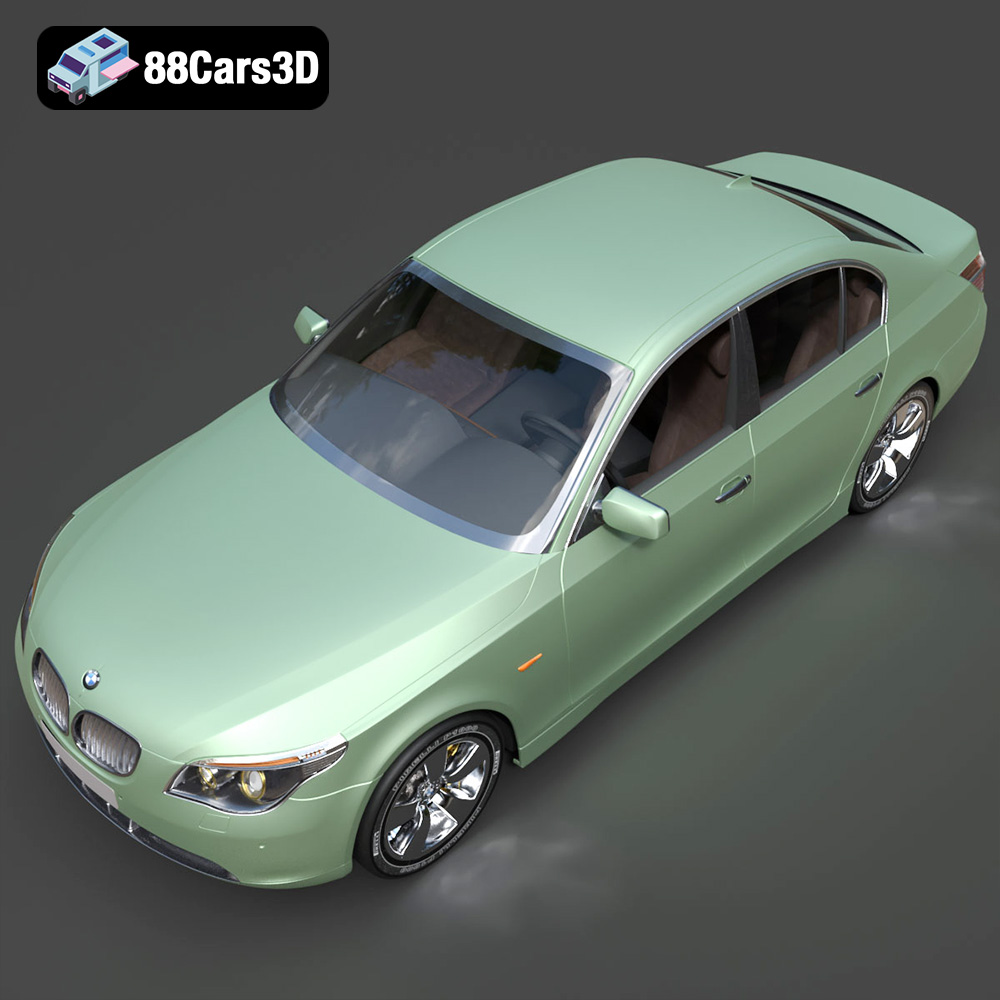 BMW 5 Series E60 3D Model