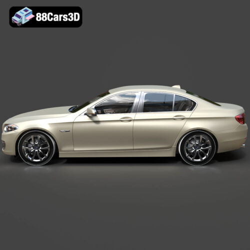 BMW 5 Series F10 2014 3D Model - Gallery Image 5 BMW 5 Series F10 2014 3D Model