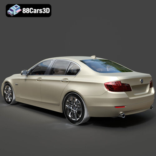 BMW 5 Series F10 2014 3D Model - Gallery Image 1 BMW 5 Series F10 2014 3D Model