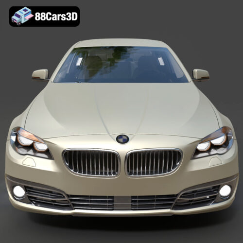 BMW 5 Series F10 2014 3D Model - Gallery Image 4 BMW 5 Series F10 2014 3D Model