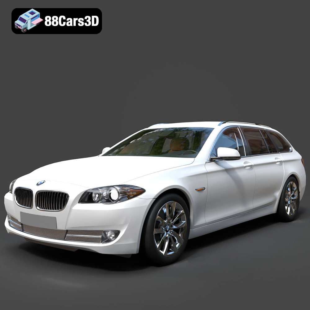 BMW 5 Series Touring F11-007 3D Model