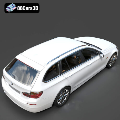 BMW 5 Series Touring F11-007 3D Model