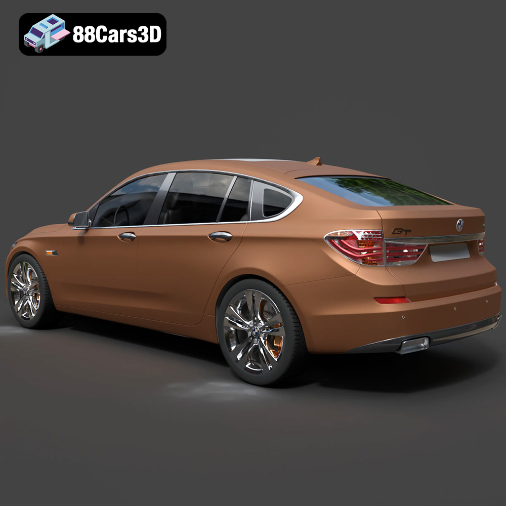 BMW 5 Series Gran Turismo F07-003 3D Model