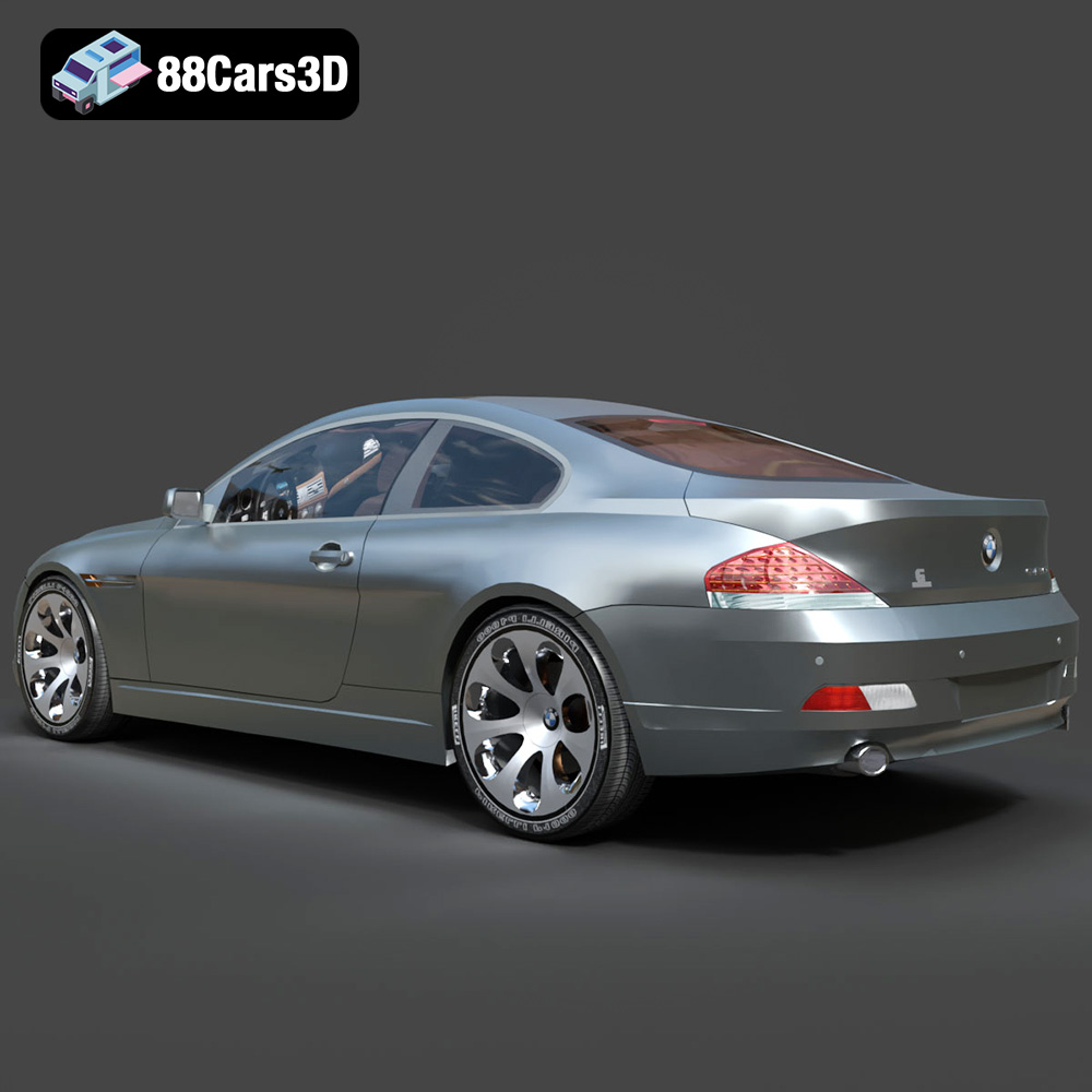 BMW 6 Coupe E63 3D Model