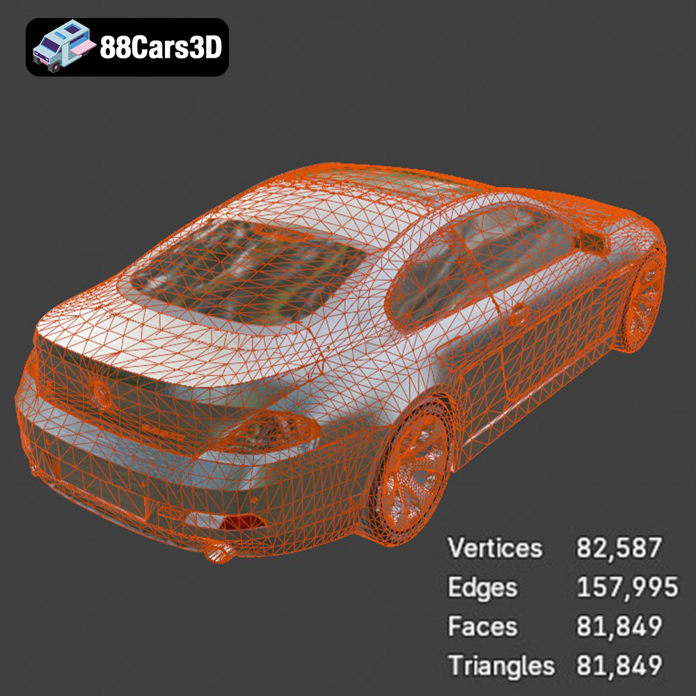 BMW 6 Coupe E63 3D Model