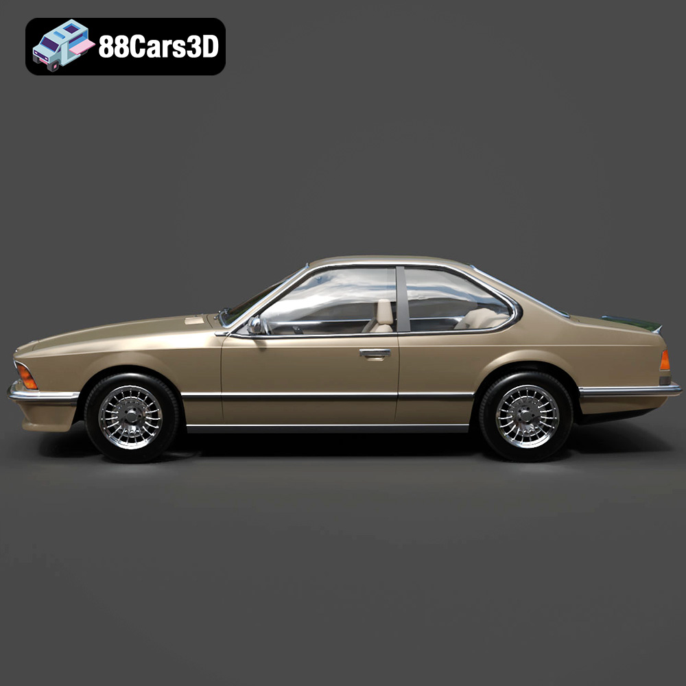 BMW 6 Series 1986 3D Model