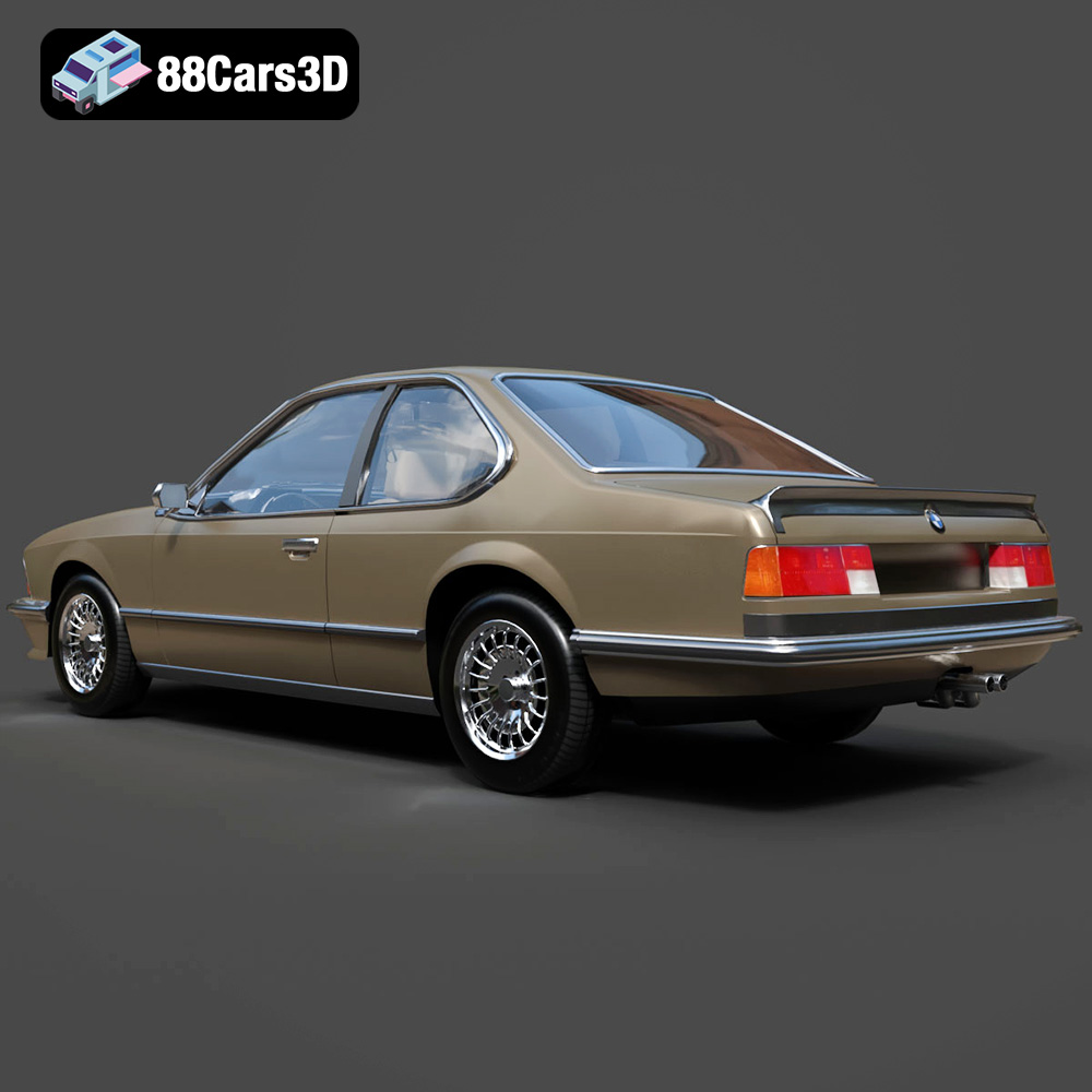 BMW 6 Series 1986 3D Model