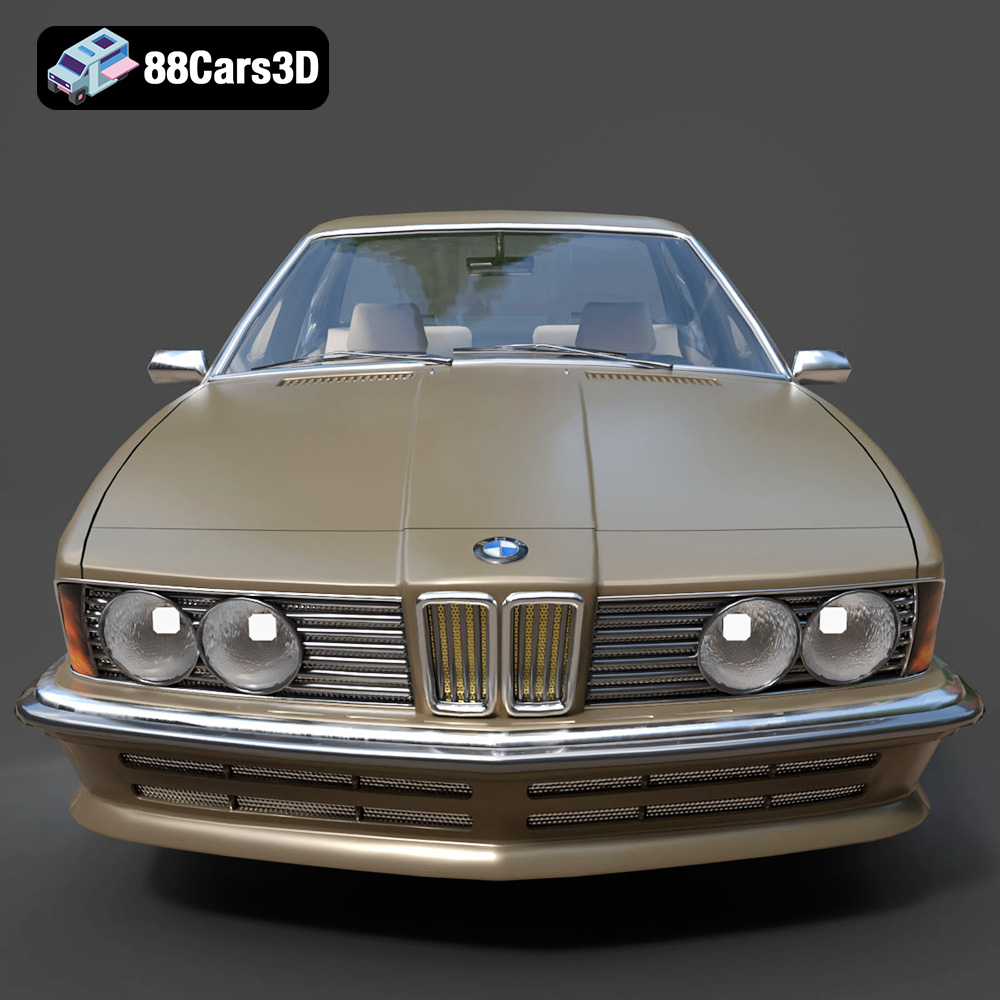 BMW 6 Series 1986 3D Model