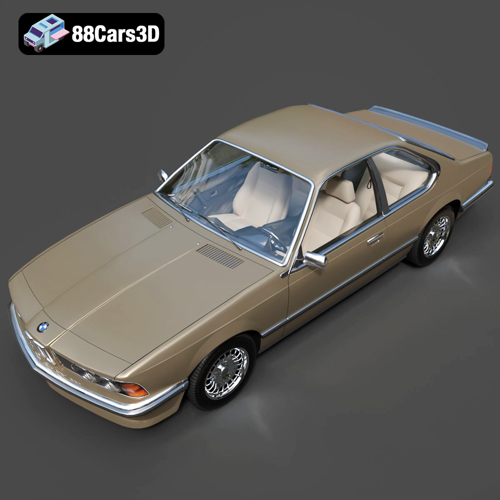 BMW 6 Series 1986 3D Model