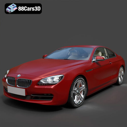 BMW 6 Series 640i F12 3D Model