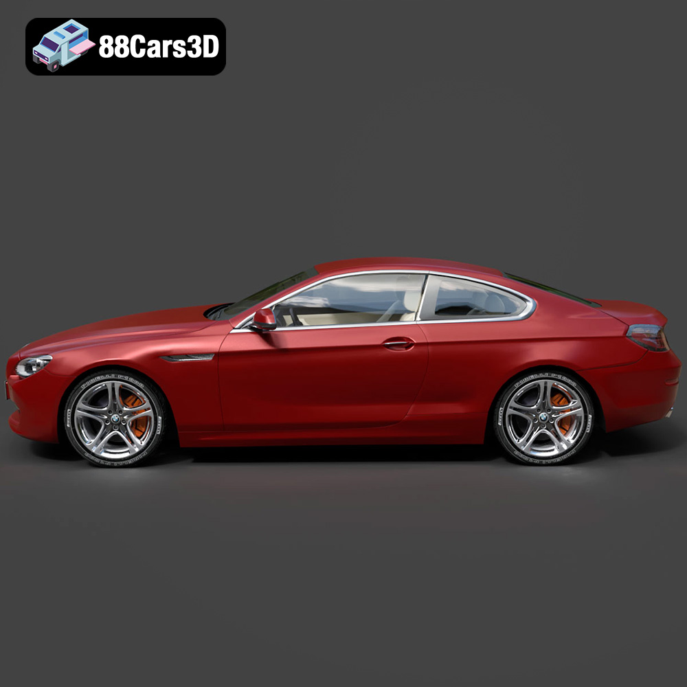 BMW 6 Series 640i F12 3D Model
