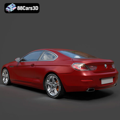 BMW 6 Series 640i F12 3D Model