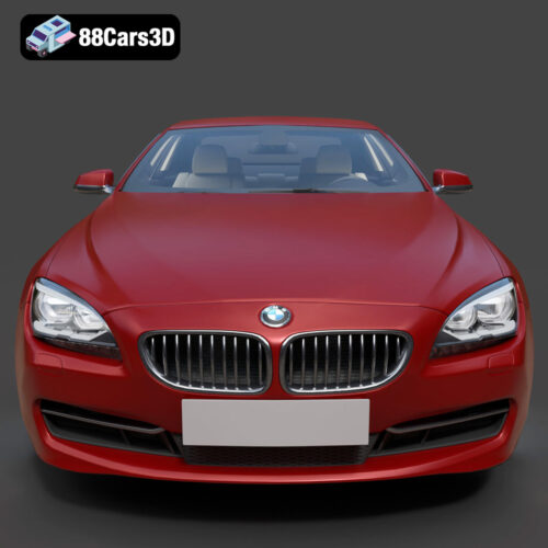 BMW 6 Series 640i F12 3D Model
