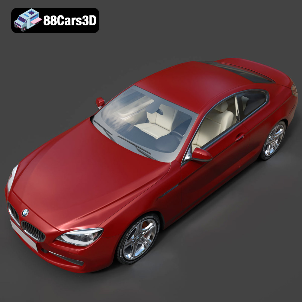 BMW 6 Series 640i F12 3D Model