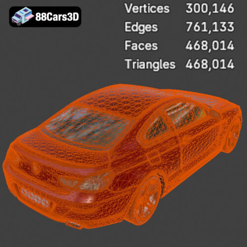 BMW 6 Series 640i F12 3D Model