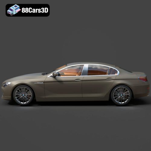 BMW 6 Series Gran Coupe 2013 3D Model
