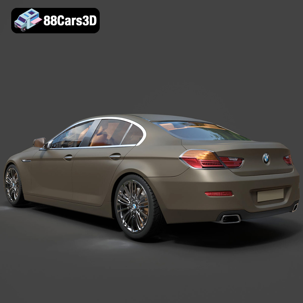 BMW 6 Series Gran Coupe 2013 3D Model