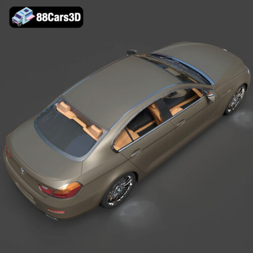 BMW 6 Series Gran Coupe 2013 3D Model