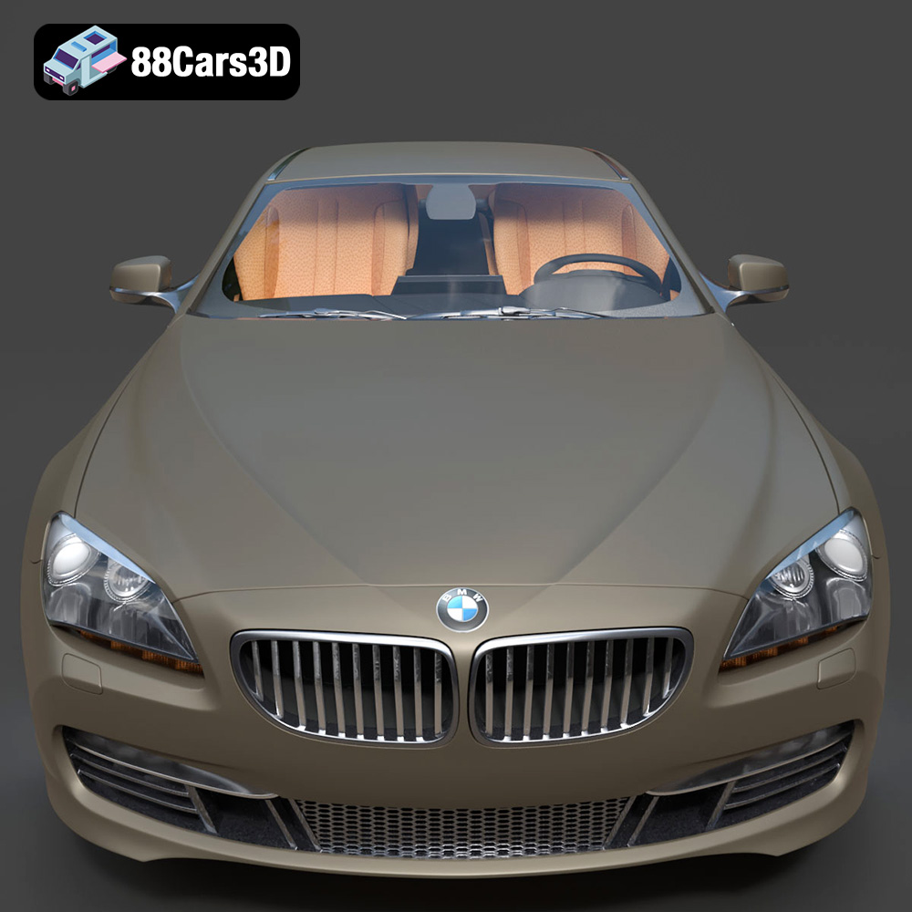 BMW 6 Series Gran Coupe 2013 3D Model