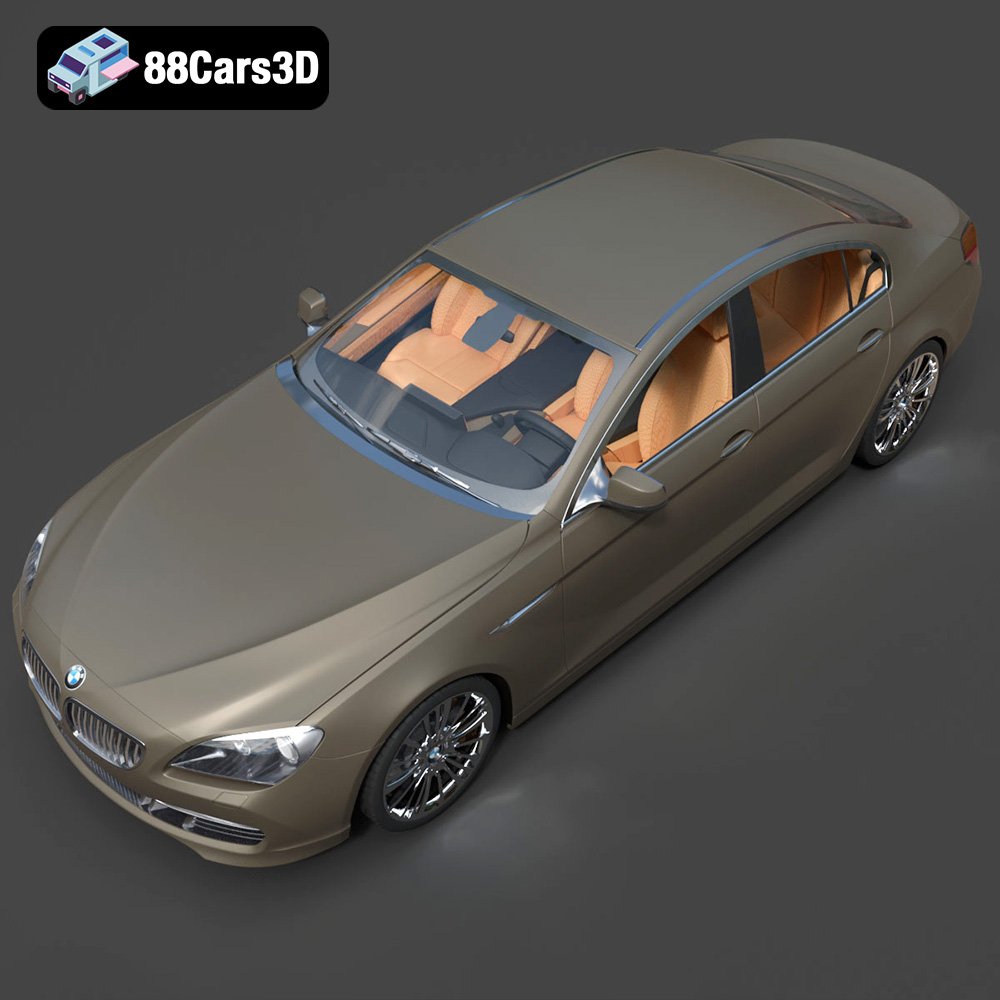 BMW 6 Series Gran Coupe 2013 3D Model