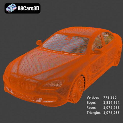 BMW 6 Series Gran Coupe 2013 3D Model