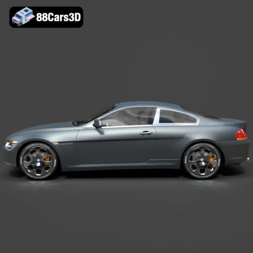 BMW 6 Series 3D Model - Gallery Image 2 BMW 6 Series 3D Model