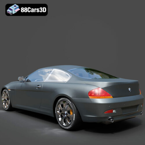 BMW 6 Series 3D Model - Gallery Image 6 BMW 6 Series 3D Model
