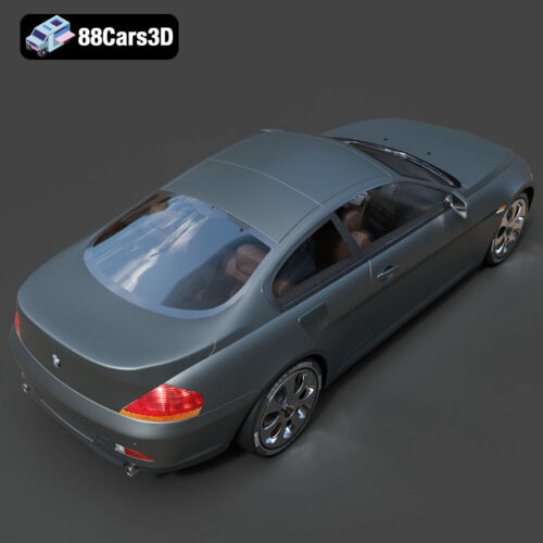BMW 6 Series 3D Model - Gallery Image 7 BMW 6 Series 3D Model